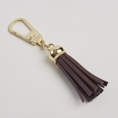 Key Ring Gio & Co With Tassel Louise Wine Red