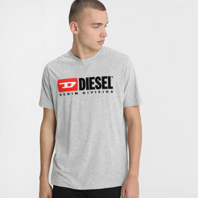 T-shirt Diesel T-JUST-DIVISION 00SH0I-0CATJ-912 Γκρι