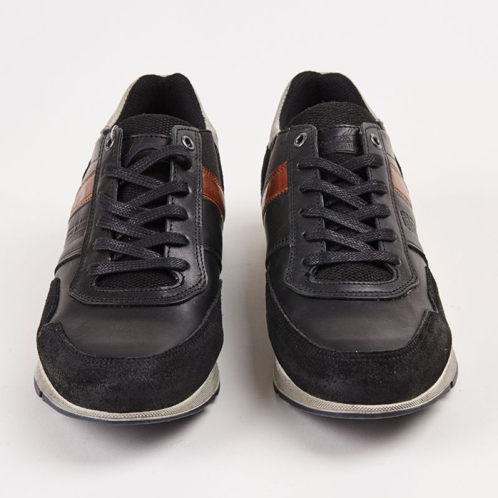 Δερμάτινο Sneaker Bullboxer 628K56123A Μαύρο