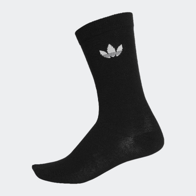 Κάλτσες Adidas Thin Tref Crew 2 ζεύγη DV1729 Μαύρο