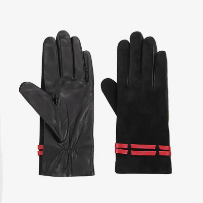 Γυναικεία Δερμάτινα Γάντια Rossi RSG05BB Μαύρο