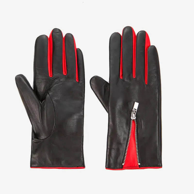 Γυναικεία Δερμάτινα Γάντια Rossi RSG07BR Μαύρο