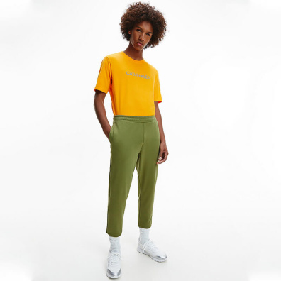 Παντελόνι Φόρμας Calvin Klein 00GMF1P606-001 Πράσινο