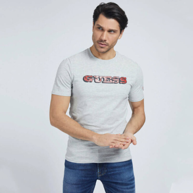 T-shirt Guess Jeans M1RI82J1311-LHY Απαλό Γκρι