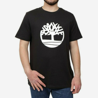 T-shirt Mε Λογότυπο Timberland River Tree TB0A2C6S-001 Μαύρο