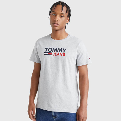 T-shirt Tommy Hilfiger DM0DM15379-P01 Απαλό Γκρι