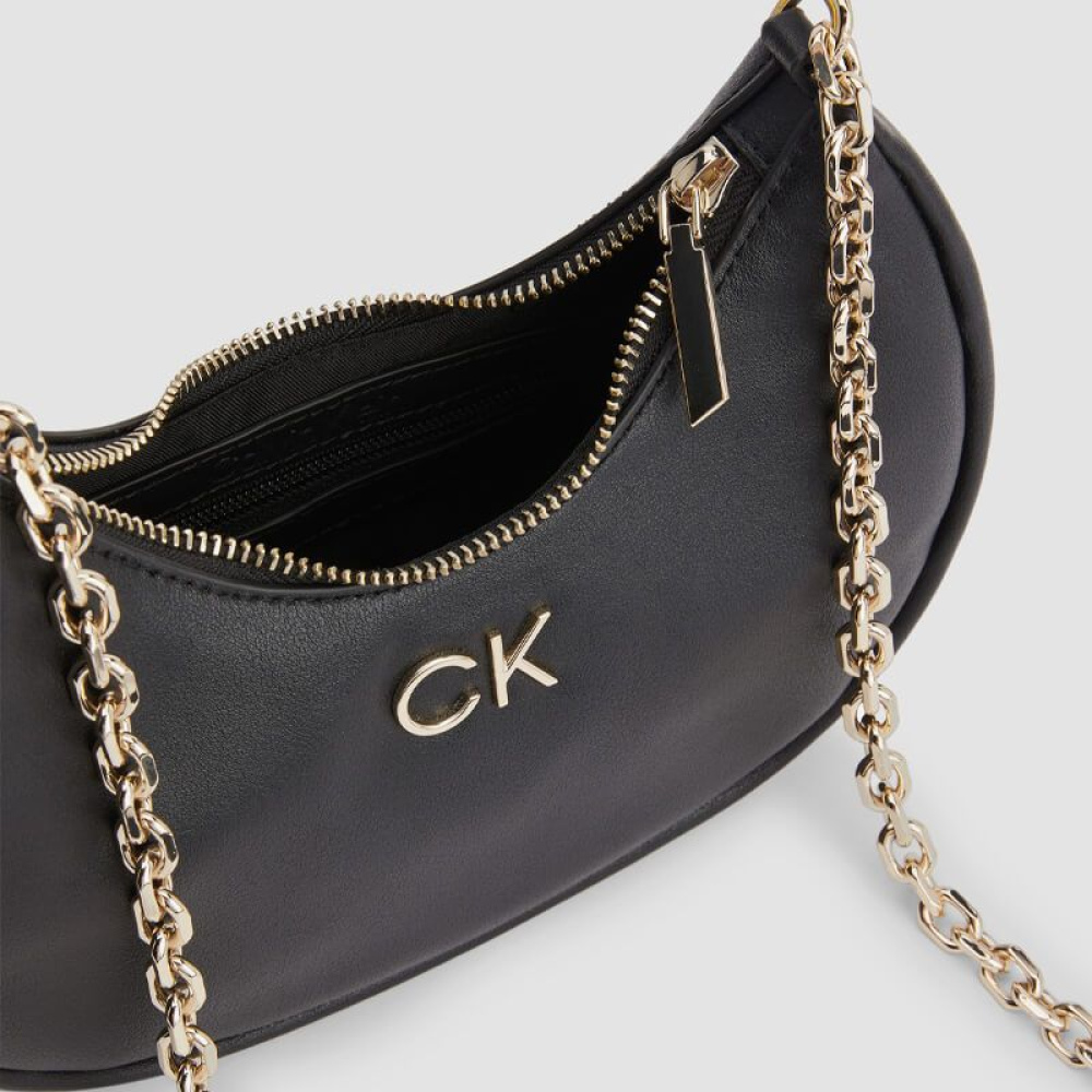 Τσάντα Ώμου Calvin Klein Re-Lock  K60K609622-BDS Μαύρο