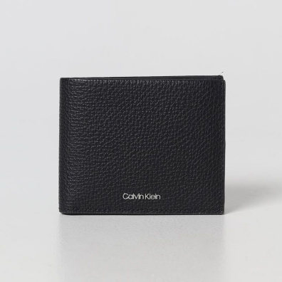 Δερμάτινο Πορτοφόλι Calvin Klein K50K509616-BAX Μαύρο