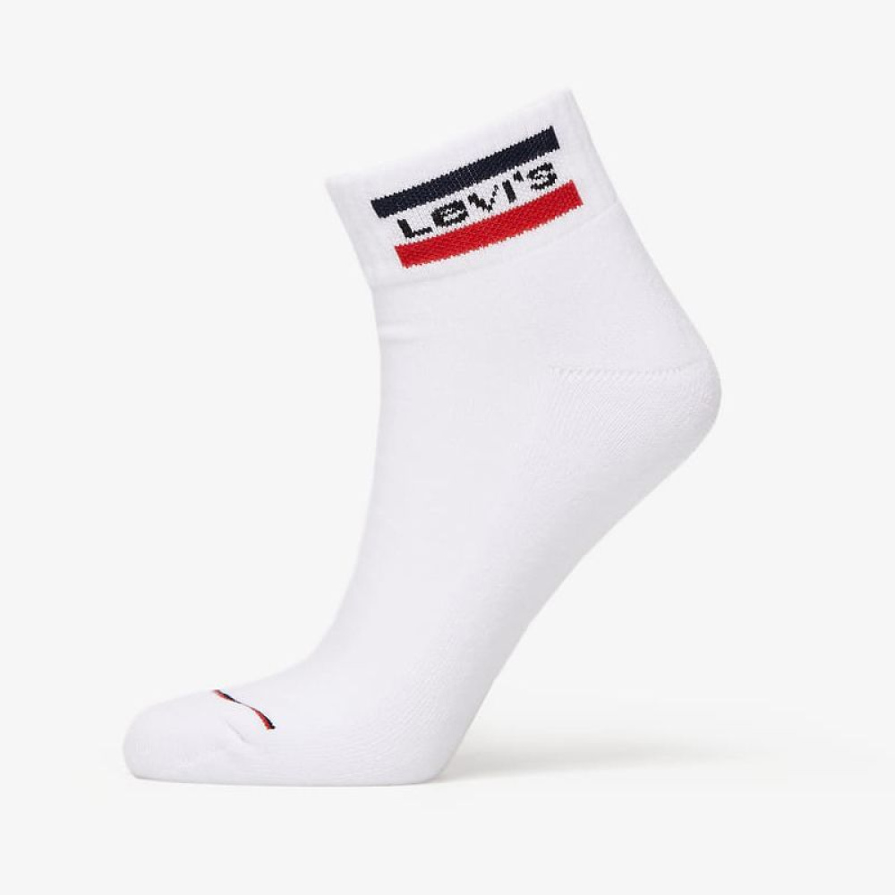 Κάλτσες Levi's Mid Cut 2 Ζεύγη 37157-0773 Άσπρο
