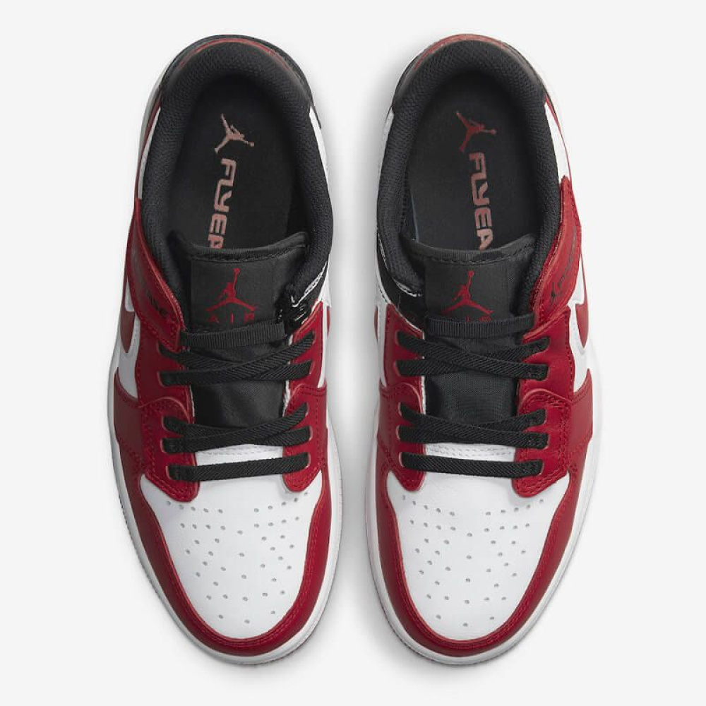 Sneaker Nike Air Jordan 1 Low FlyEase DM1206-163 Άσπρο Κόκκινο