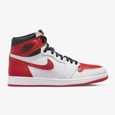 Sneaker Nike Air Jordan 1 Retro High OG 555088-161 Άσπρο-Κόκκινο
