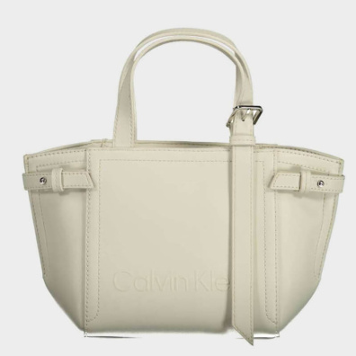 Τσάντα Χειρός Calvin Klein K60K609847-YAV Άσπρο