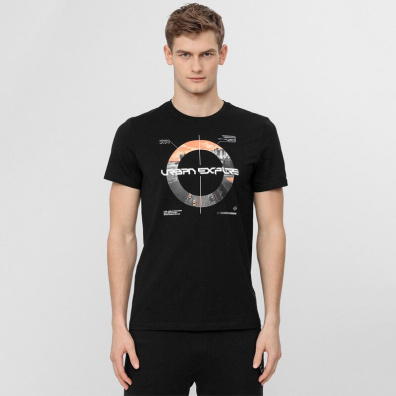T-shirt Με Στάμπα 4F H4L22-TSM014-20S Μαύρο