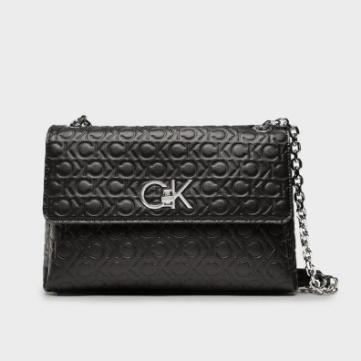 Τσάντα 'Ωμου Calvin Klein K60K610186-BAX Μαύρο