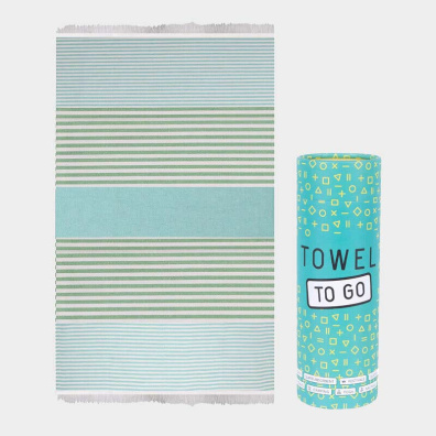 Eλαφριά Πετσέτα Θαλάσσης Quick-Dry Towel To Go Bali TTK3TK (180 x 100 cm) Tιρκουάζ-Πράσινο