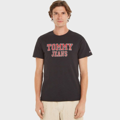 T-shirt Με Στάμπα Tommy Hilfiger DM0DM16405-BDS Μαύρο