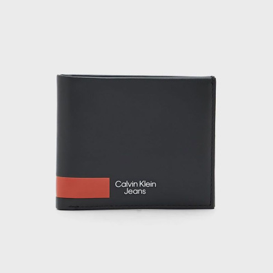 Μικρό Δερμάτινο Πορτοφόλι Calvin Klein K50K509859-BDS Μαύρο
