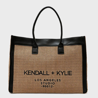 Ψάθινη Τσάντα Ώμου Kendall+Kylie Capri HBKK-223-0010-80 Μπεζ