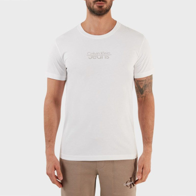 T-shirt Με Λογότυπο Calvin Klein J30J322504-YAF Άσπρο