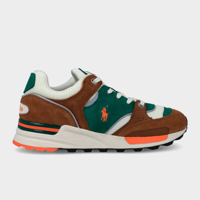 Sneaker Polo Ralph Lauren Trackster 200 809878018005 Καφέ Πράσινο