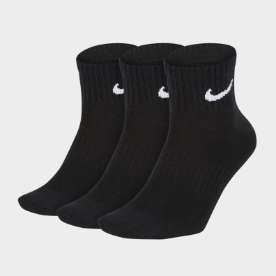 Κάλτσες Nike Everyday Lightweight Ankle 3 Ζεύγη SX7677-010 Μαύρο
