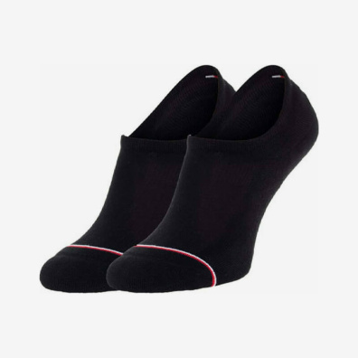 Κάλτσες Tommy Hilfiger 2 Ζεύγη 100001095-200 Μαύρο