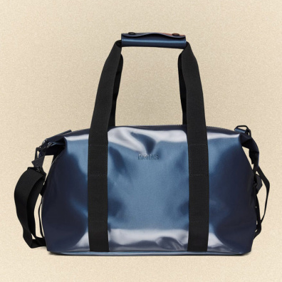 Αδιάβροχη Τσάντα Ταξιδιού Rains Weekend Bag Small 14220-25 Μεταλλικό Μπλε
