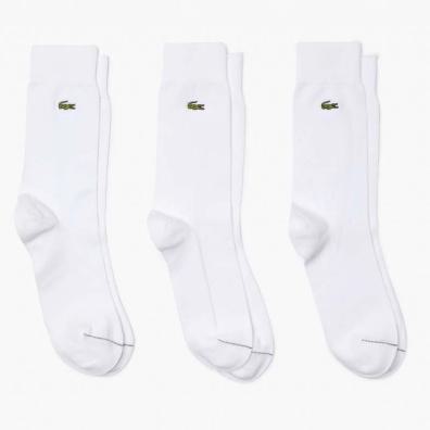 Κάλτσες Lacoste 3 Ζεύγη RA4261-001 Άσπρο