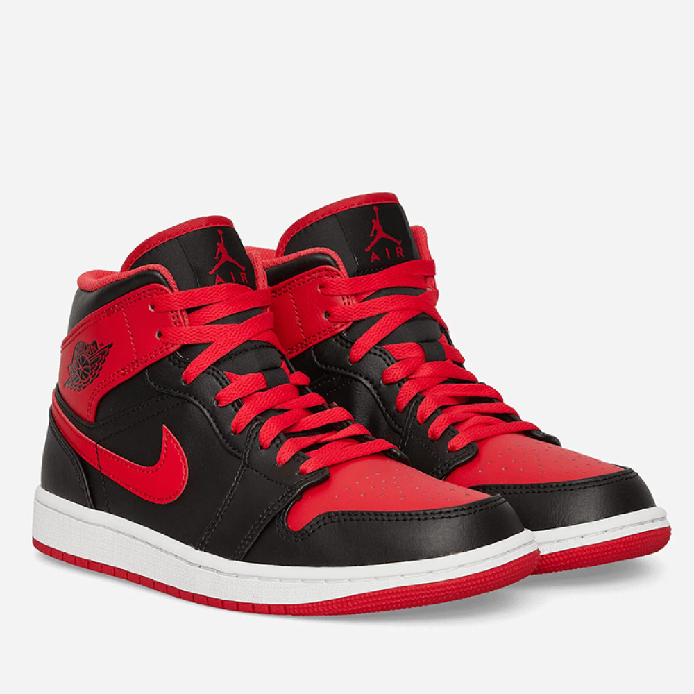 Sneaker Air Jordan 1 Mid DQ8426-060 Μαύρο Κόκκινο
