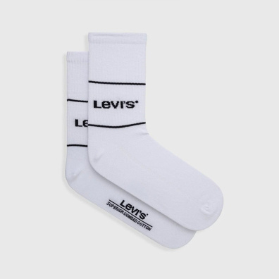 Κάλτσες Levis Short Cut Logo Sport 2 Ζεύγη 37157-0665 Άσπρο