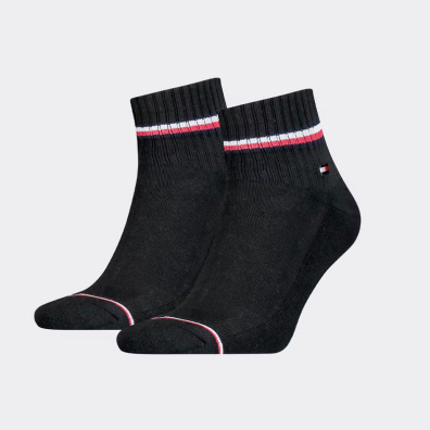 Κάλτσες Tommy Hilfiger 2 Ζεύγη 100001094-200 Μαύρο