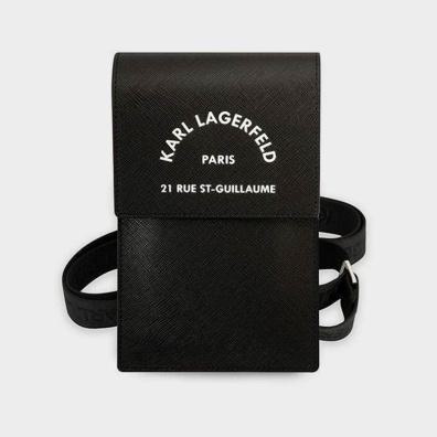 Universal τσαντάκι - Θήκη Για Κινητό 6.1" Karl Lagerfeld KLWBSARSGK Μαύρο