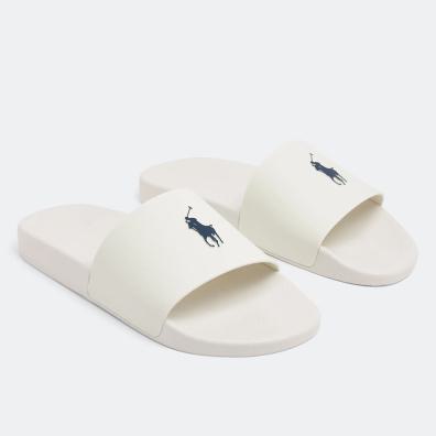 Παντόφλες Slides Polo Ralph Lauren 809892945007 Λευκό