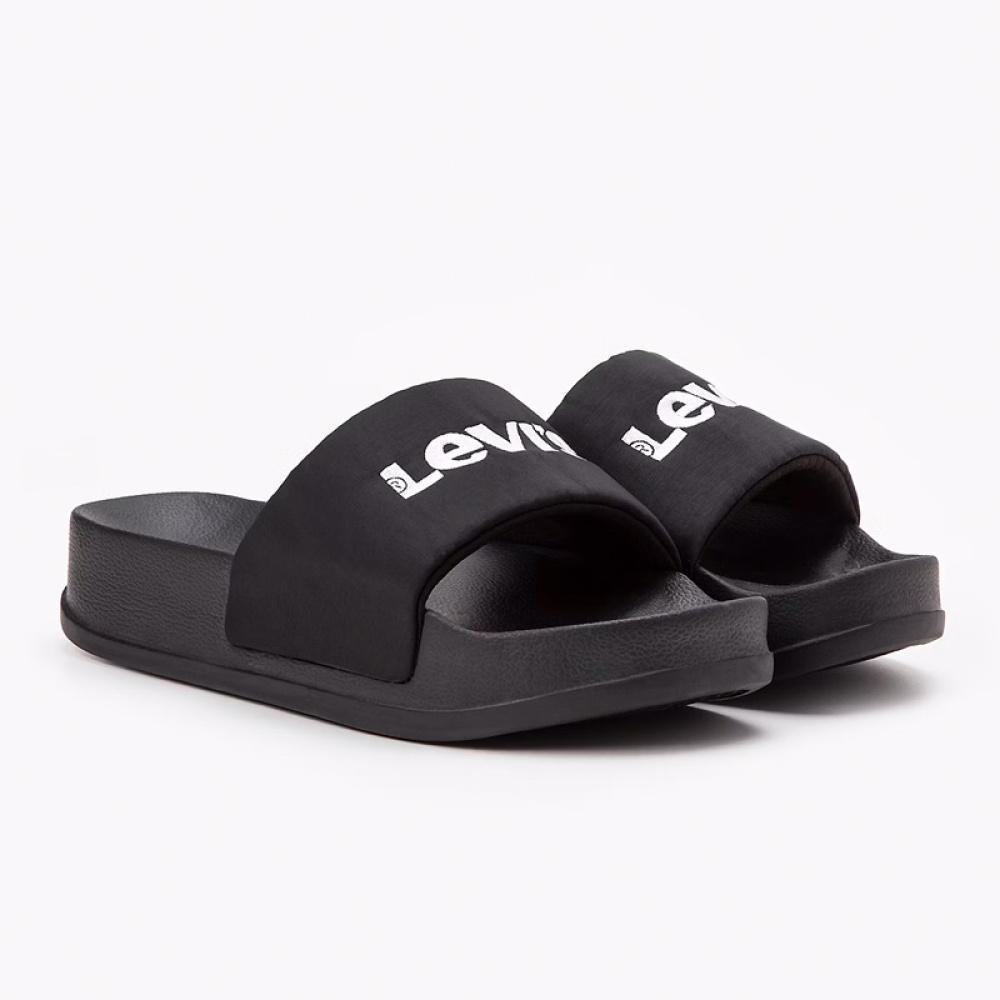 Δίπατες Παντόφλες Slides Levi's D7889-0001 Μαύρο