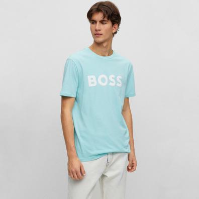 T-Shirt Hugo Boss 50481923-461 Γαλάζιο