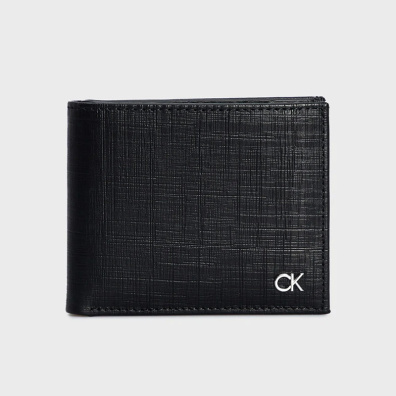 Δερμάτινο Πορτοφόλι Calvin Klein K50K510877-BAX Μαύρο