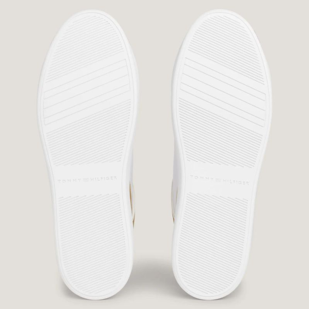 Sneaker Tommy Hilfiger TH Platform Court FW0FW08073-0K6 Λευκό