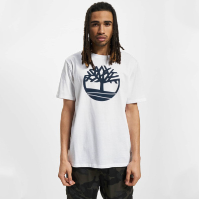 T-shirt Mε Λογότυπο Timberland River Tree TB0A2C6S-100 Άσπρο