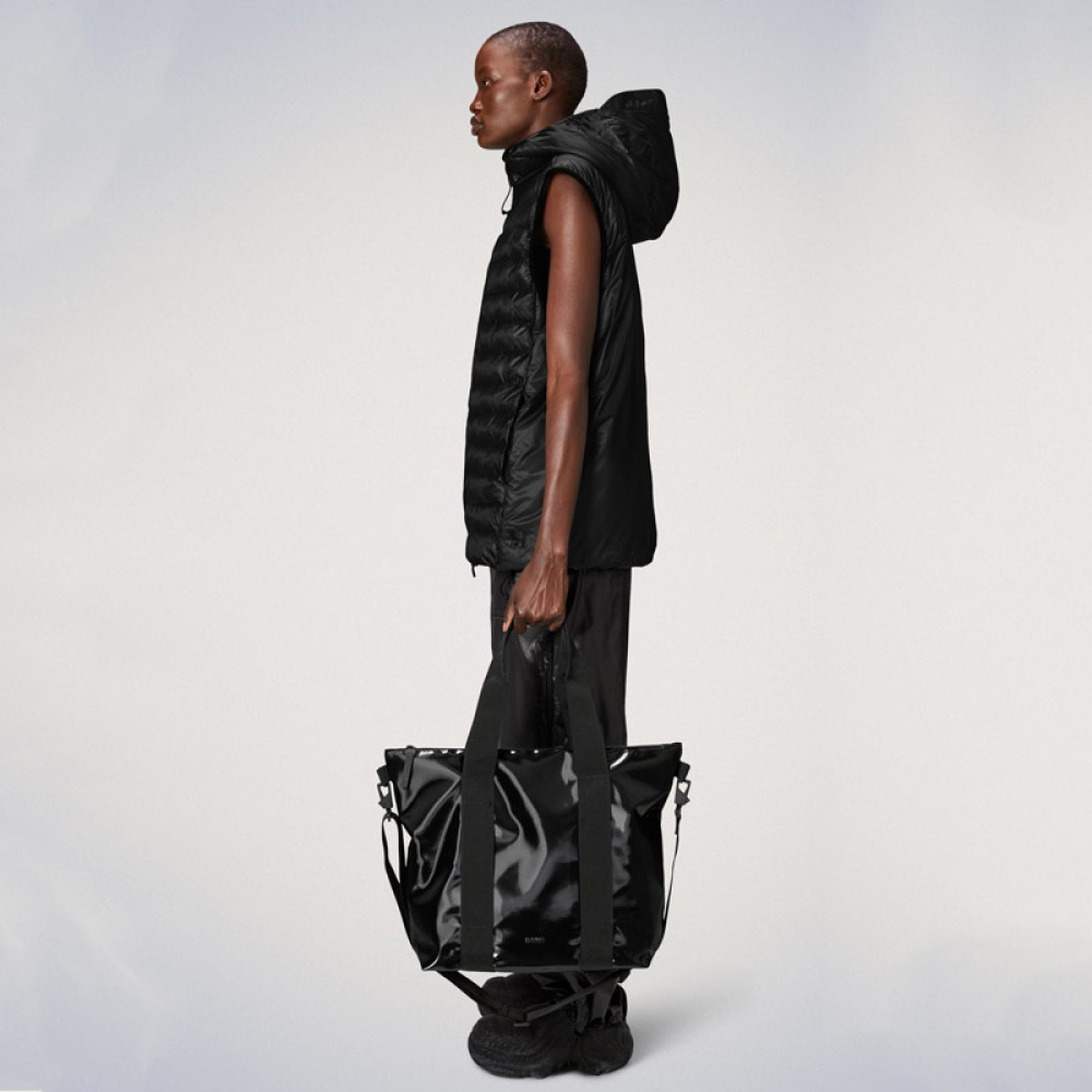 Αδιάβροχη Τσάντα Rains Tote Bag Mini 14160-29 Μαύρο