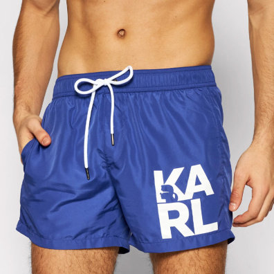 Μαγιό Σορτς Karl Lagerfeld KL21MBS02 Μπλε