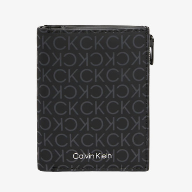 Πορτοφόλι Calvin Klein Rubberized Trifold 6Cc K50K511379-0GL Μαύρο